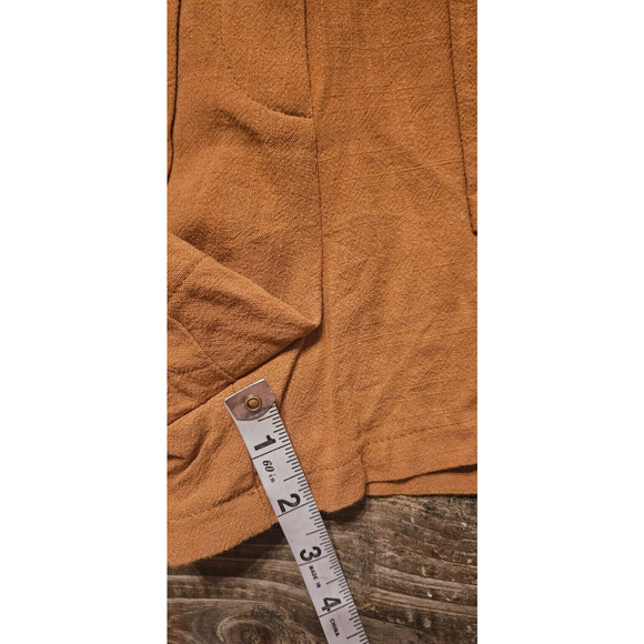 Forever 21 Womens Shorts Medium Brown Woven Pockets Linen Blend Chic Preppy NWT - Picture 13 of 13